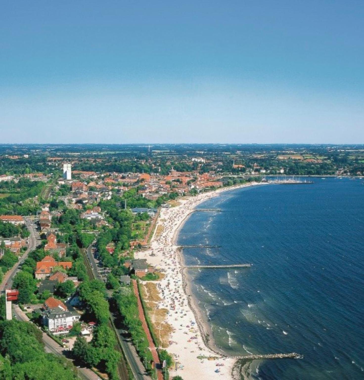 Eckernförde Apartment 42 "Segler", Mit Sauna, Blickrichtung Offene See מראה חיצוני תמונה